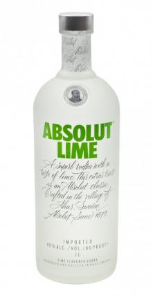 Absolut Vodka - Absolut Lime Flavored Vodka (1L) (1L)